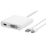 Apple Mini DisplayPort to Dual-Link DVI Adapter - connect your 30in Apple Cinema Display to a Mac with Mini DisplayPort. ThunderBol Compliant (MB571Z/A) Apple Mini DisplayPort to Dual-Link DVI Adapter - connect your 30in Apple Cinema Display to a Mac with Mini DisplayPort. ThunderBol Compliant (MB571Z/A)
